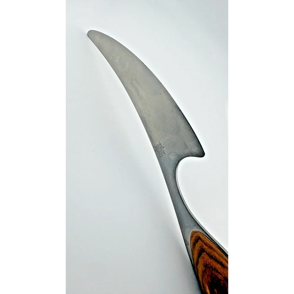 Dansk Contour Stainless Steel Cheese Knife with Teak Wood Handle 9-1/2